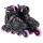 Inline görkorcsolya, 38-41-es méret, fekete/pink