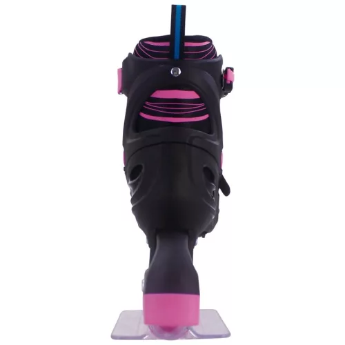 Inline görkorcsolya, 38-41-es méret, fekete/pink
