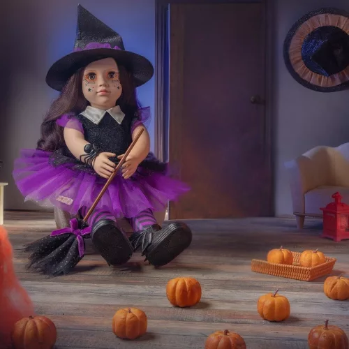 Our Generation Astrid halloweeni boszorkány baba, limitált kiadás, 46 cm