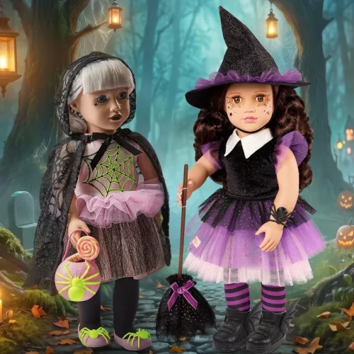 Our Generation Astrid halloweeni boszorkány baba, limitált kiadás, 46 cm