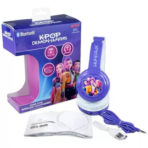 KPop Demon Hunters Core Kids Bluetooth fejhallgató