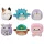 Squishmallows MallowMees súlyozott plüss, 7,5 cm (többféle)