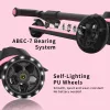 Lamborghini összecsukható roller LED kerekekkel, pink