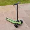 Lamborghini összecsukható roller LED kerekekkel, zöld