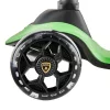 Lamborghini összecsukható roller LED kerekekkel, zöld