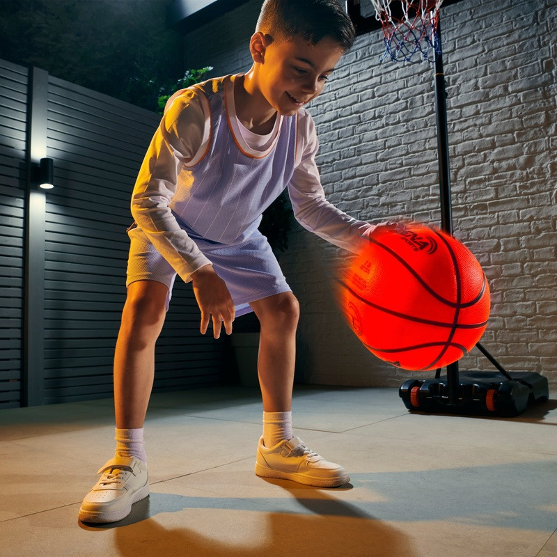 ARENA SPORTS LED-világító kosárlabda, 7-es méret, alternatív kép 2