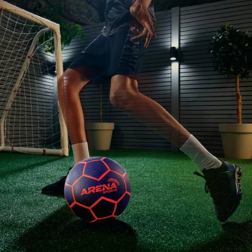 ARENA SPORTS LED-világító focilabda, 5-ös méret