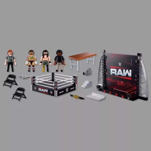 PLAYMOBIL 71956 WWE RAW szorító gyűjtői szett