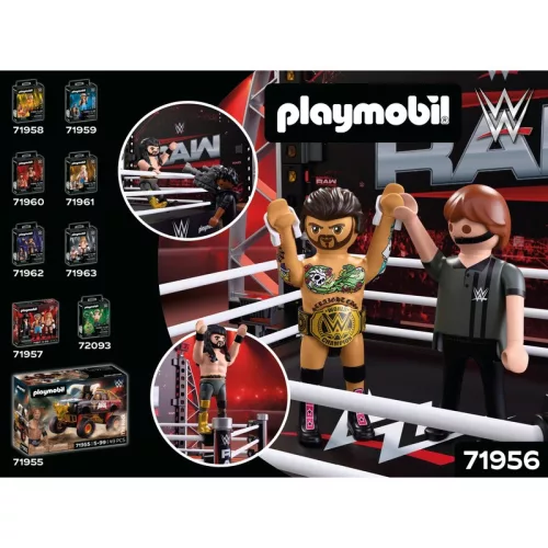 PLAYMOBIL 71956 WWE RAW szorító gyűjtői szett