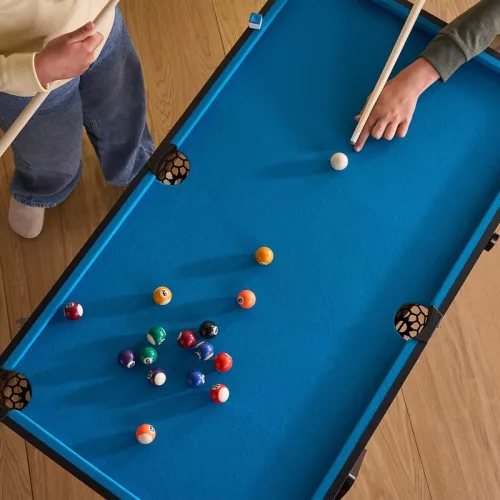 4in1 játékasztal - foci, air hockey, pingpong, biliárd, 122 cm