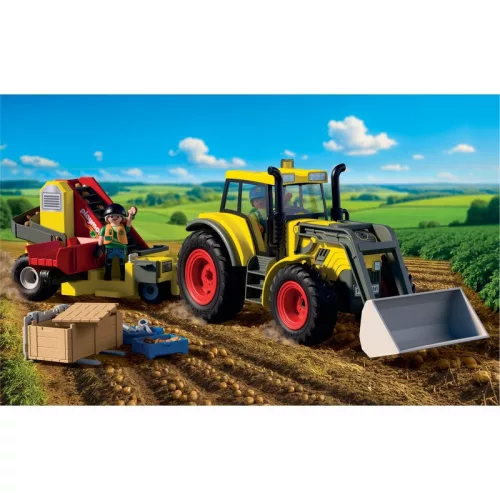 PLAYMOBIL Country 72161 Nagy traktor burgonyaszedővel