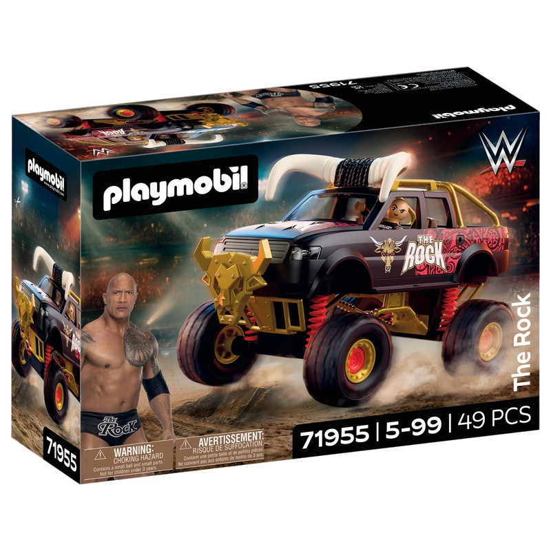 PLAYMOBIL 71955 WWE The Rock szörnyteherautó – fő nézet