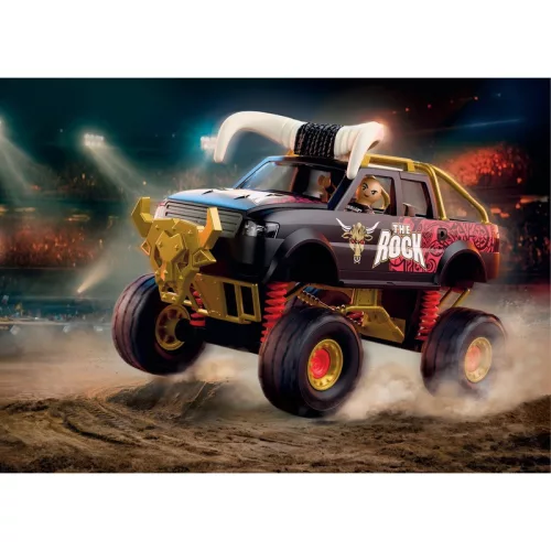 PLAYMOBIL 71955 WWE The Rock szörnyteherautó