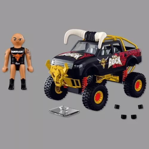 PLAYMOBIL 71955 WWE The Rock szörnyteherautó