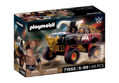 PLAYMOBIL 71955 WWE The Rock szörnyteherautó