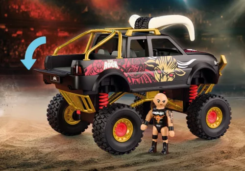 PLAYMOBIL 71955 WWE The Rock szörnyteherautó