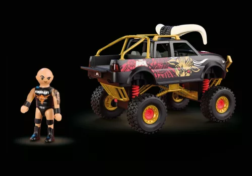 PLAYMOBIL 71955 WWE The Rock szörnyteherautó