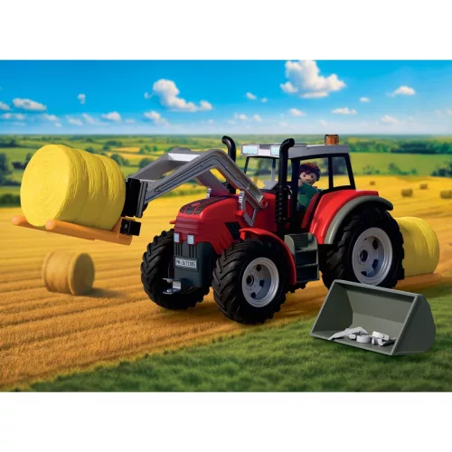 PLAYMOBIL Country 72305 Nagy traktor szénabálákkal