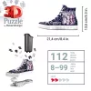 Ravensburger KPop Demon Hunters 3D puzzle sneaker, 108 db