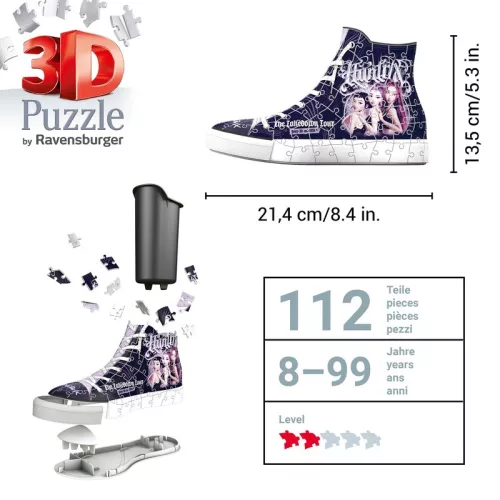 Ravensburger KPop Demon Hunters 3D puzzle sneaker, 108 db