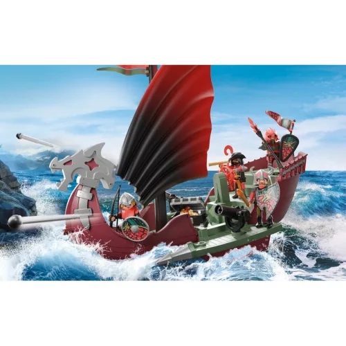 PLAYMOBIL Knights 71926 Sárkánylovag-hajó
