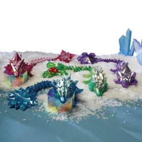   CrystaLynx Winter Guardian Sárkány Fidget Játék többféle