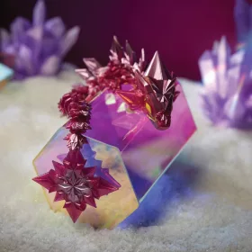   CrystaLynx Winter Guardian Sárkány Fidget Játék többféle
