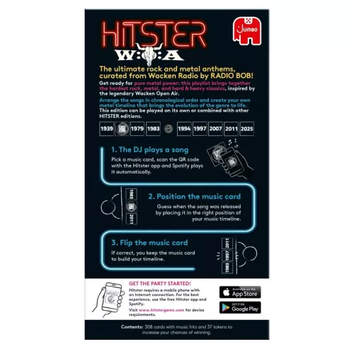 Hitster Wacken – rock és metal zenei társasjáték