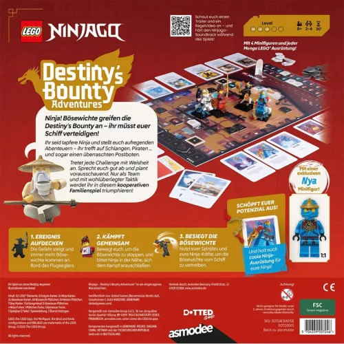 LEGO Ninjago Destiny's Bounty Adventures társasjáték