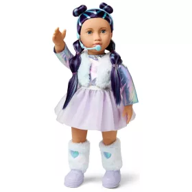 Our Generation KPop baba, Nika szőrmemellénnyel, 50 cm