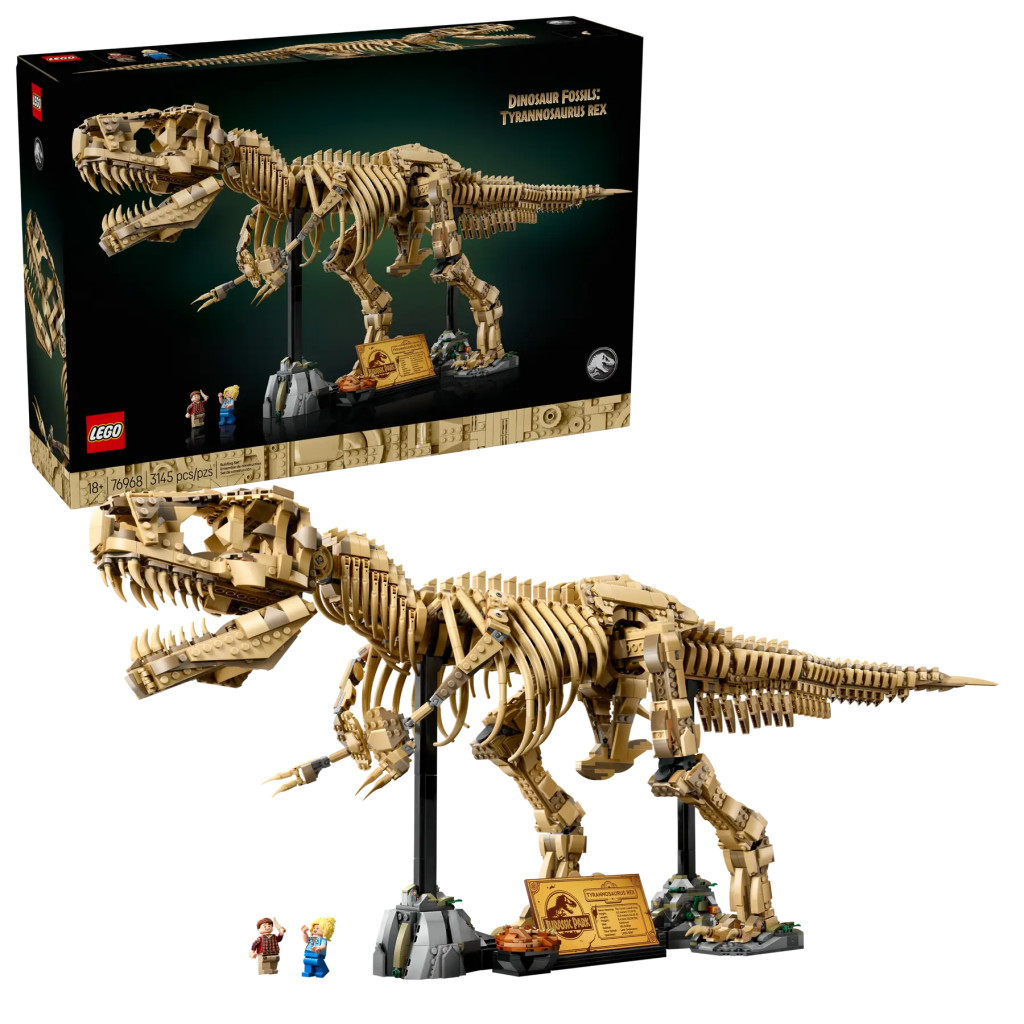 LEGO 76968 Jurassic World Dinoszaurusz fosszíliák – Tyrannosaurus rex – fő nézet