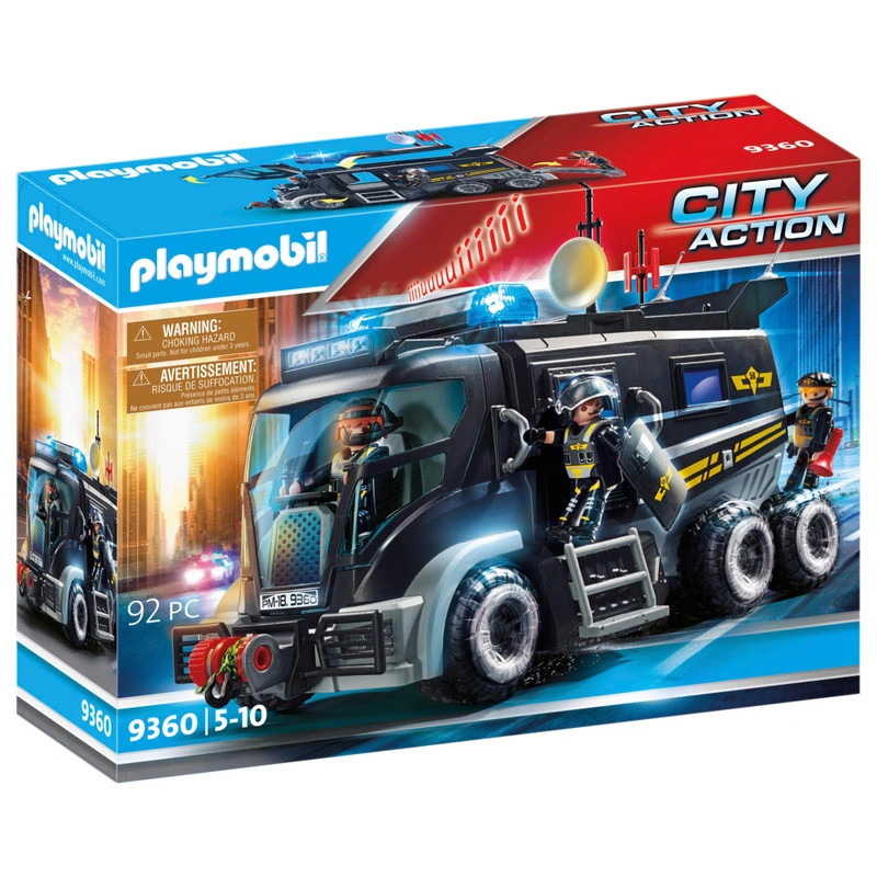 PLAYMOBIL City Action 9360 Kommandós teherautó fény- és hangtechnikával – fő nézet
