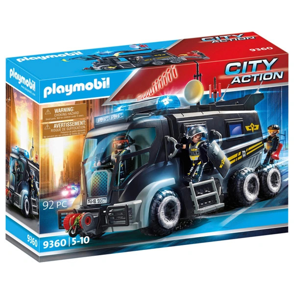 PLAYMOBIL City Action 9360 Kommandós teherautó fény- és hangtechnikával – alternatív kép 1