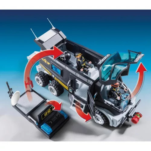 PLAYMOBIL City Action 9360 Kommandós teherautó fény- és hang, 3–5 év