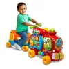 VTech ABC Vonat Járókelő ráülős kisautóval és játszótérrel, piros