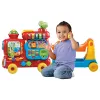 VTech ABC Vonat Járókelő ráülős kisautóval és játszótérrel, piros