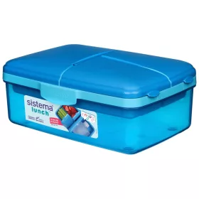   Sistema Quaddie uzsonnásdoboz és kulacs szett, 1,5 l (vegyes)