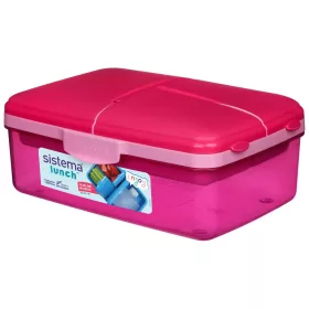   Sistema Quaddie uzsonnásdoboz és kulacs szett, 1,5 l (vegyes)