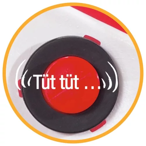 BIG Bobby Car klasszikus ráülős autó piros