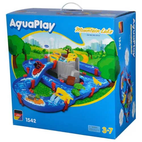 AquaPlay hegyi tó vízi pálya vízi játékokkal