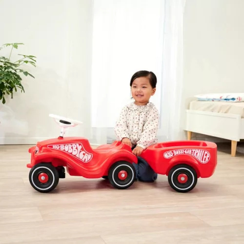 BIG Bobby autós utánfutó piros