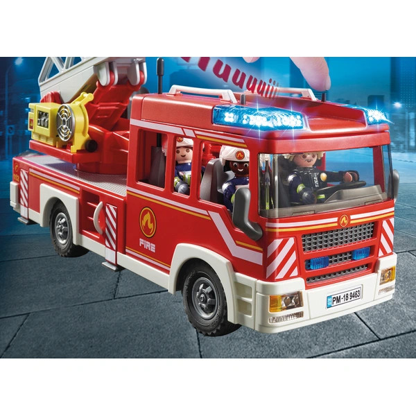 PLAYMOBIL City Action 9463 Tűzoltóautó létrával – alternatív kép 2