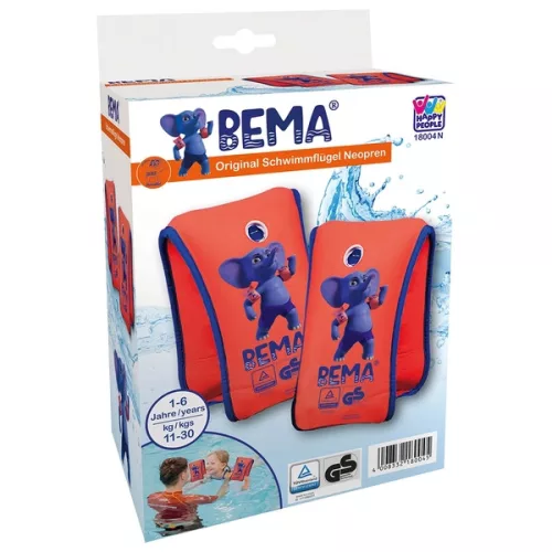 BEMA neoprén úszószárnyak 30 kg-ig, 3–5 év, Többszínű