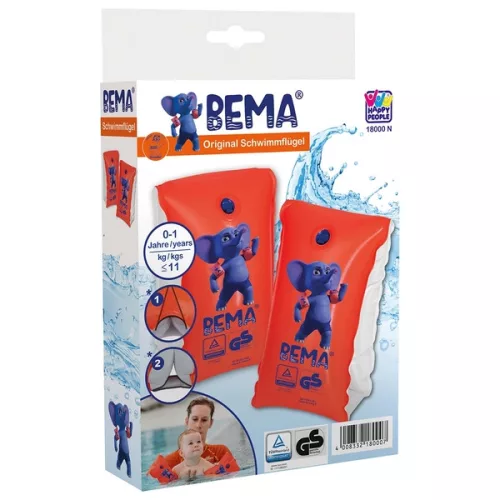 BEMA Swim Wings úszómelltartó 00-as méret, 11 kg-os babáknak, 3–5 év, Többszínű