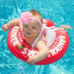 SWIMTRAINER Classic baba úszógumi piros, 0–2 év, Többszínű