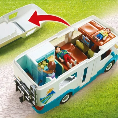 PLAYMOBIL Family Fun 70088 Családi lakóautó, 3–5 év