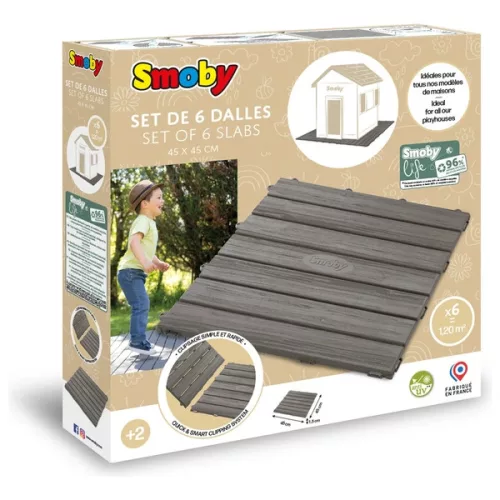 Smoby padlólapok játszóházakhoz, 6 darabos készlet
