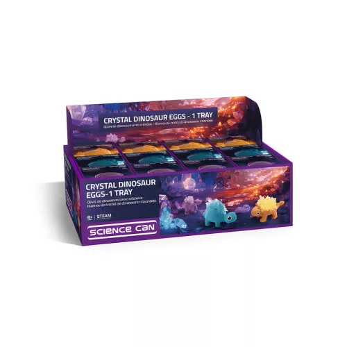 STEAM SCIENCE CAN Kristály dinoszaurusz termesztőkészlet- vegyes színekben, 3–5 év