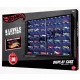Prémium Hot Wheels falivitrin LED világítással – 5 szintes, 36 autóhoz (pormentes)