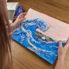 OKTO SENSORY ART képkészítő gyurmakészlet, Katsushika Hokusai - A nagy hullám Kanagavánál 30X40 cm